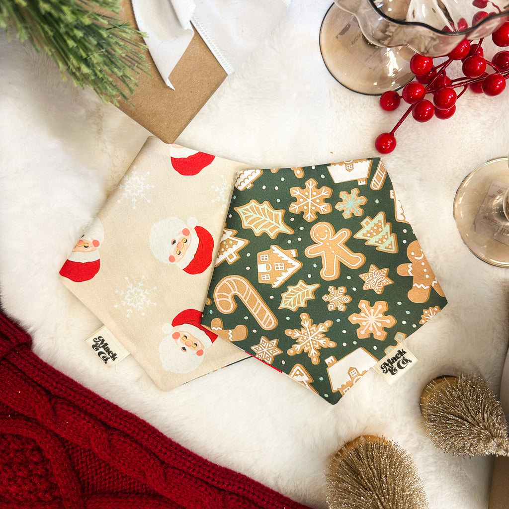 Cookies for Santa Bandana *Reversible*