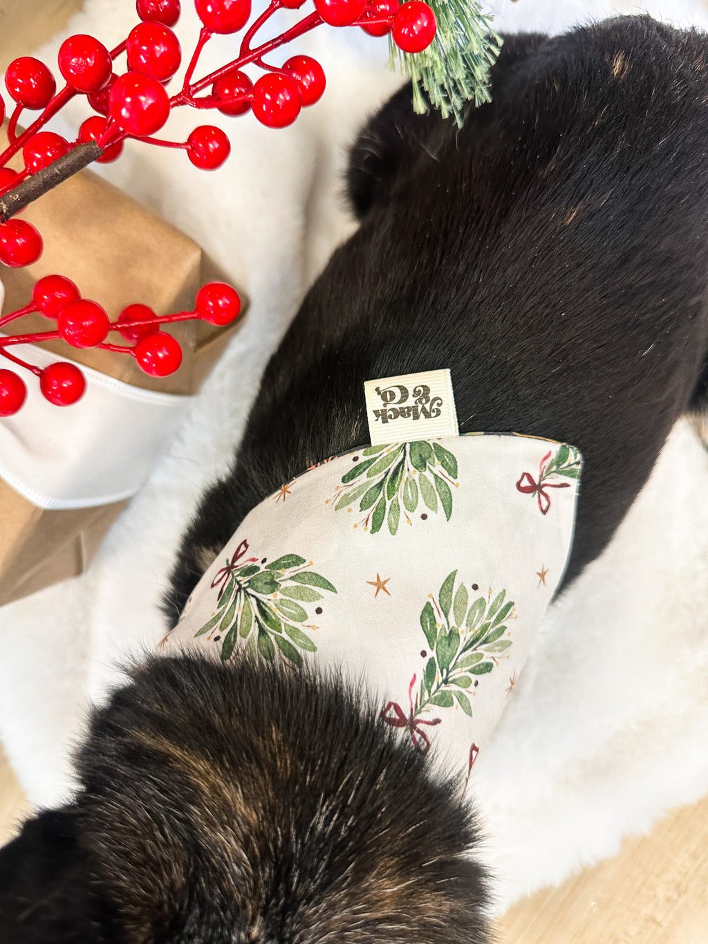 Meet Me Under the Mistletoe Bandana *Reversible*