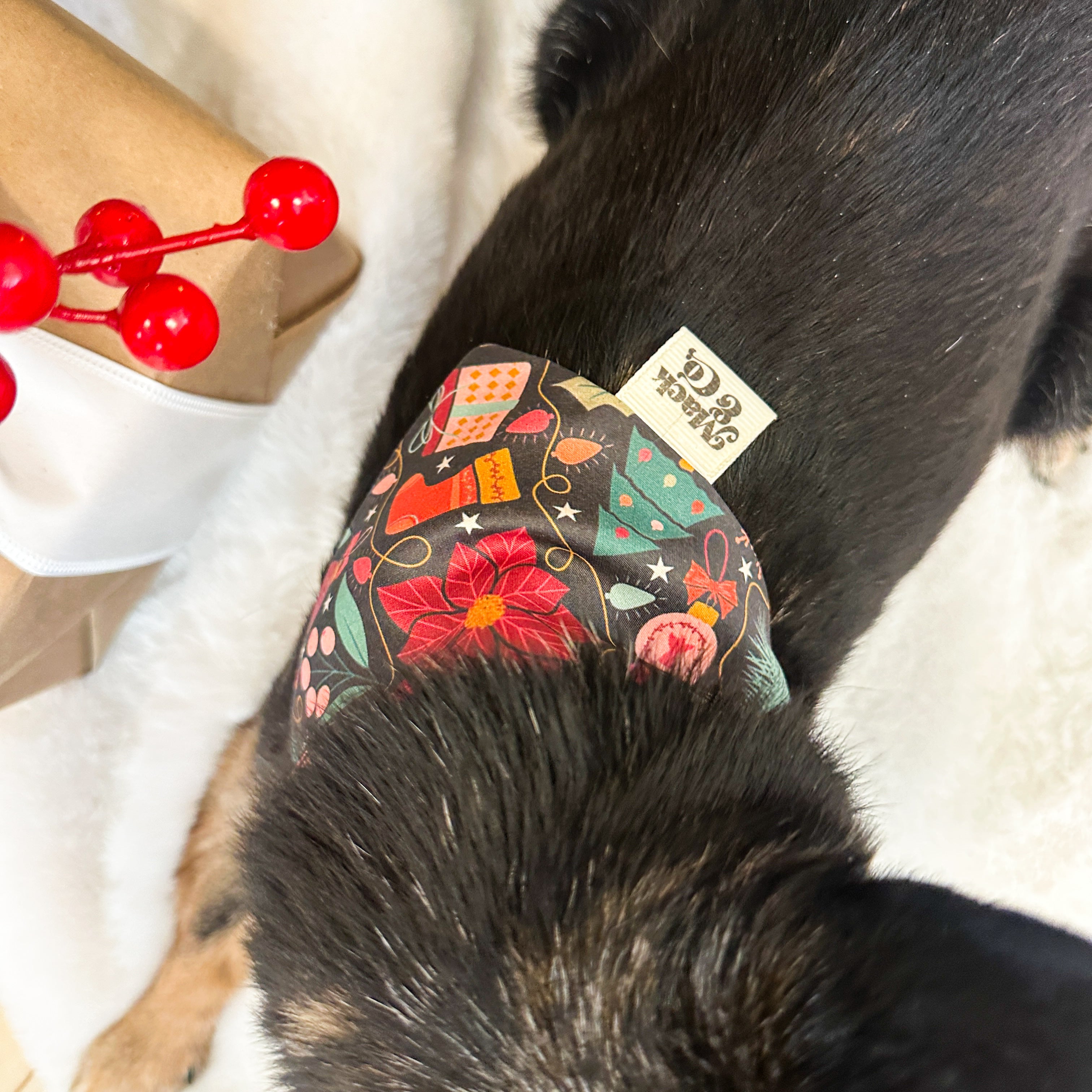 Meet Me Under the Mistletoe Bandana *Reversible*