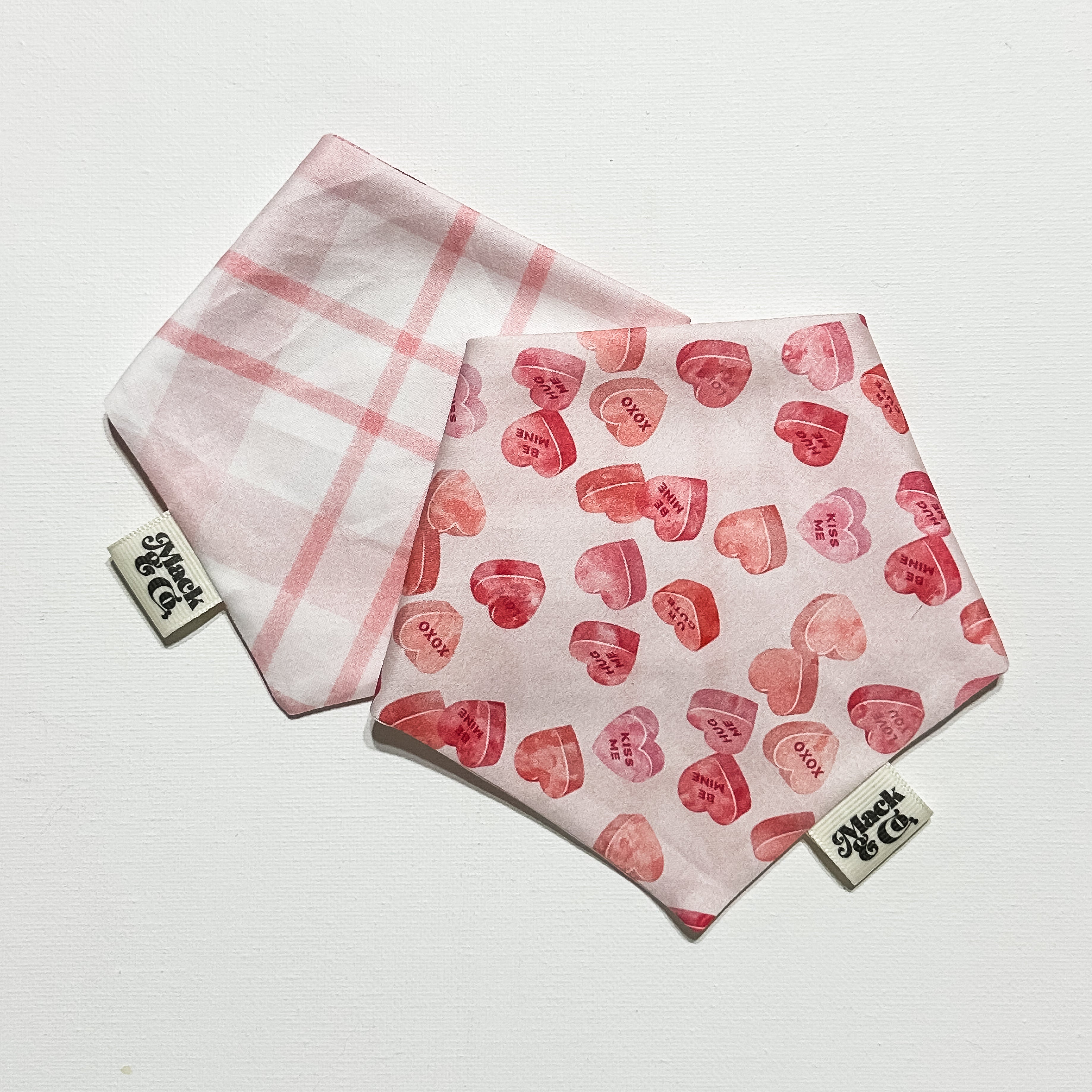 Sweetheart Plaid Bandana *Reversible*
