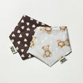 Teddy Bear Kisses Bandana *Reversible*
