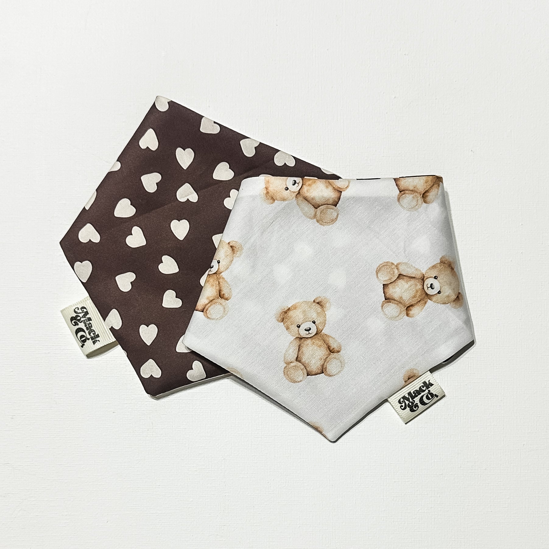 Teddy Bear Kisses Bandana *Reversible*