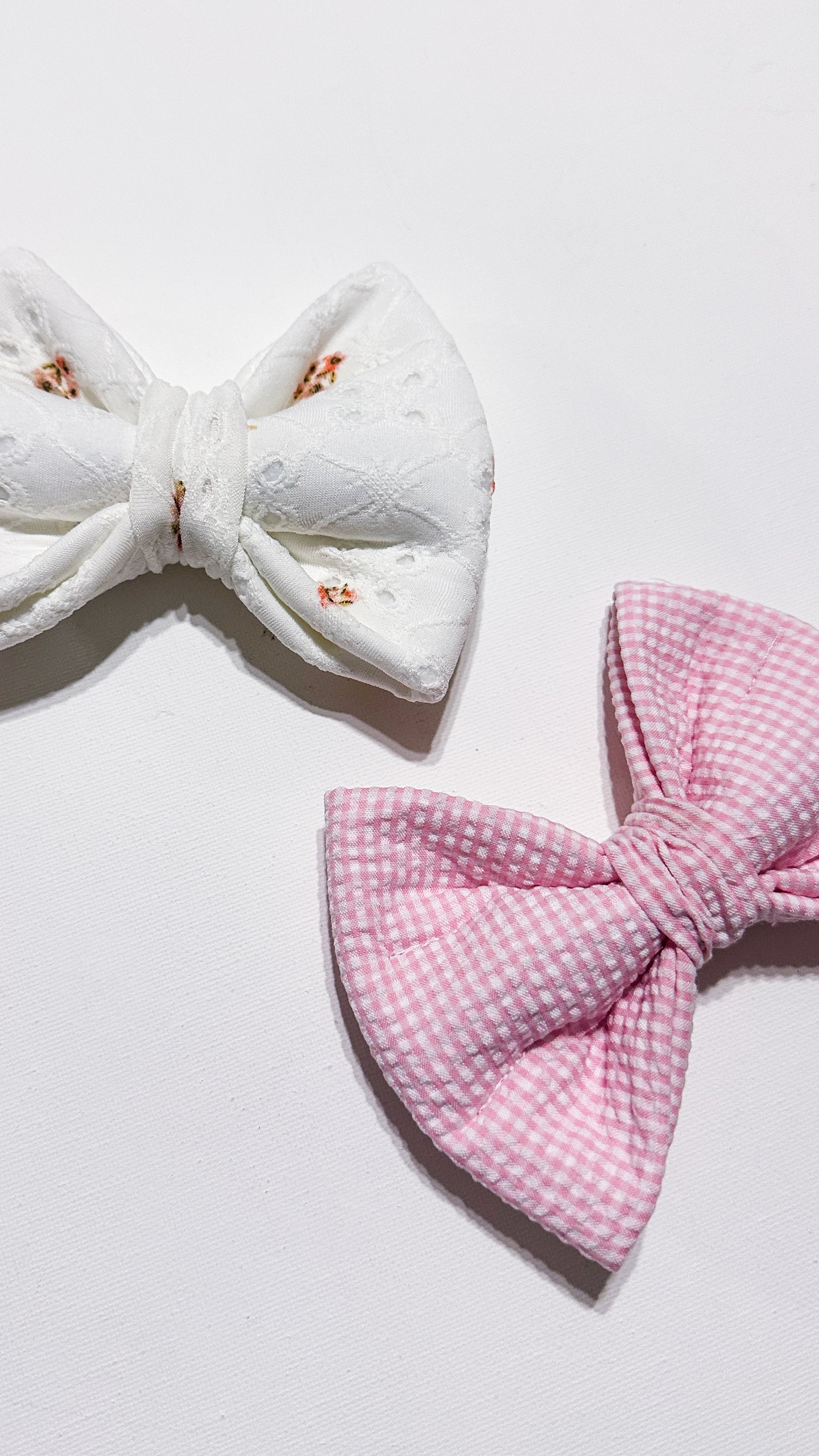 Peony Gingham Plush Bow