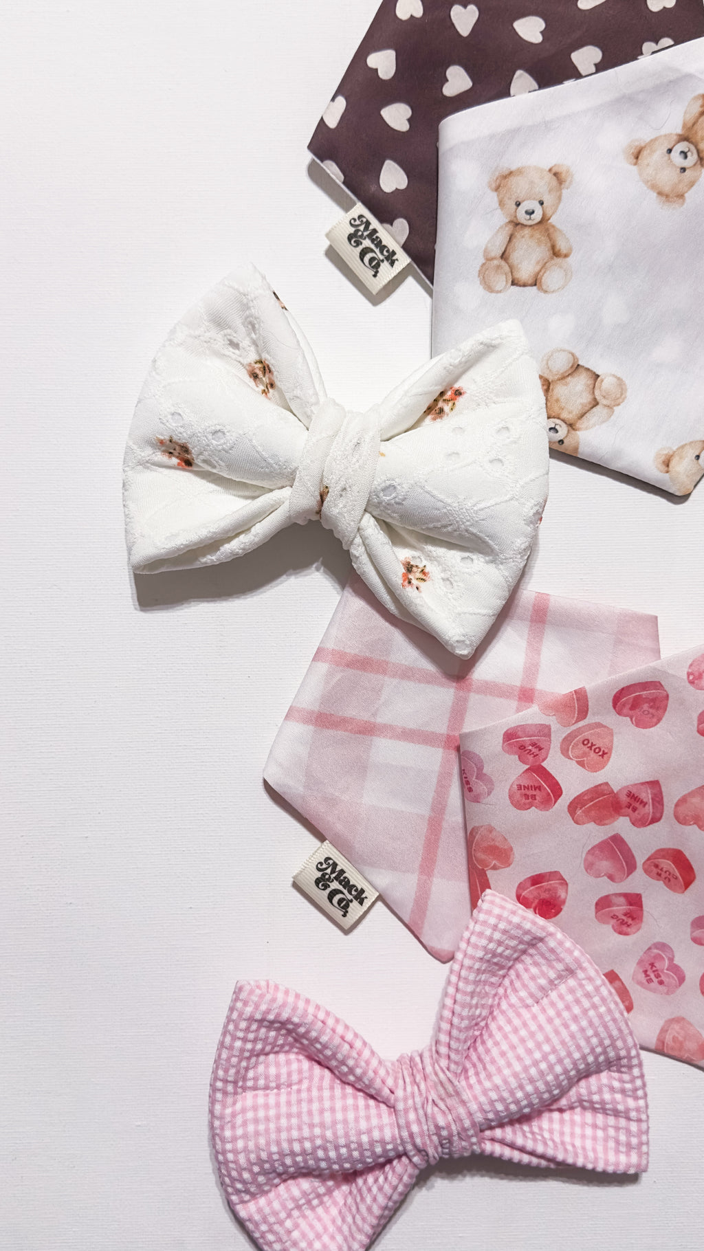 Peony Gingham Plush Bow