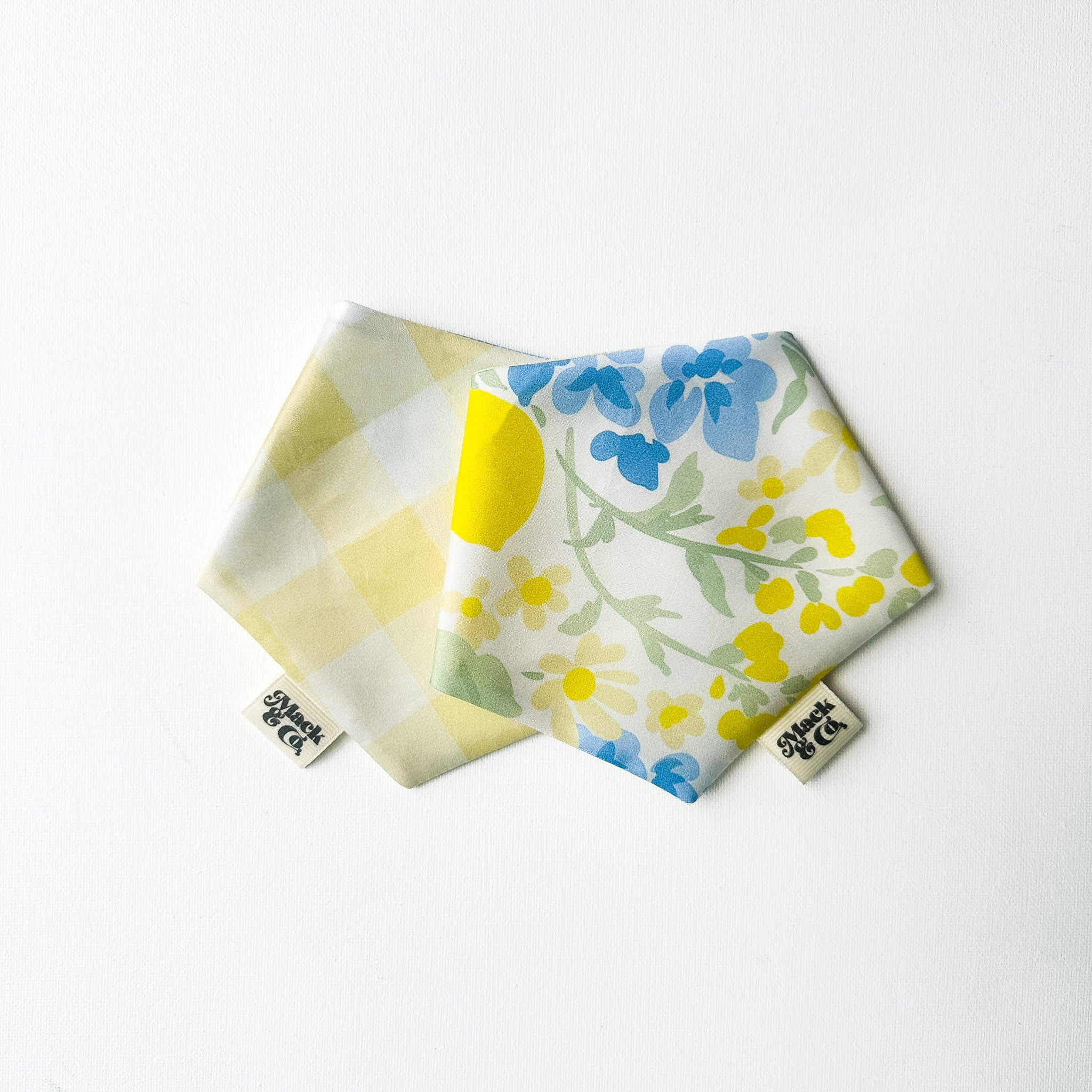 Linen & Hydrangea Bandana *Reversible*