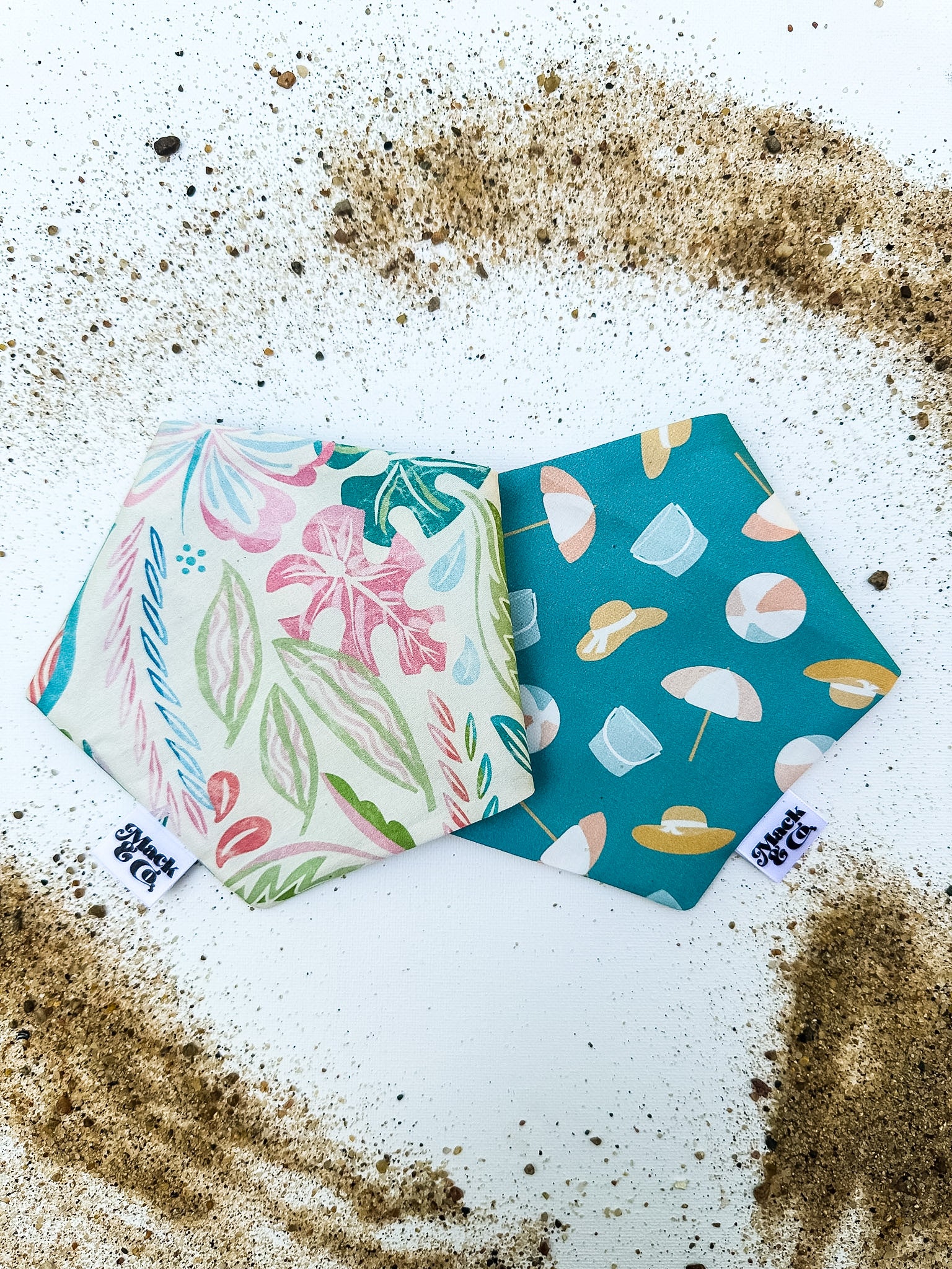 A Day At The Beach Bandana *Reversible*