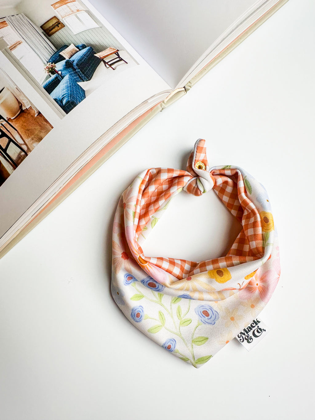 Market Blooms Reversible Bandana