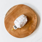 Pink Lemonade Checkered Waste Bag Holder