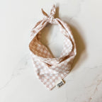 Pink Lemonade Checkered Bandana