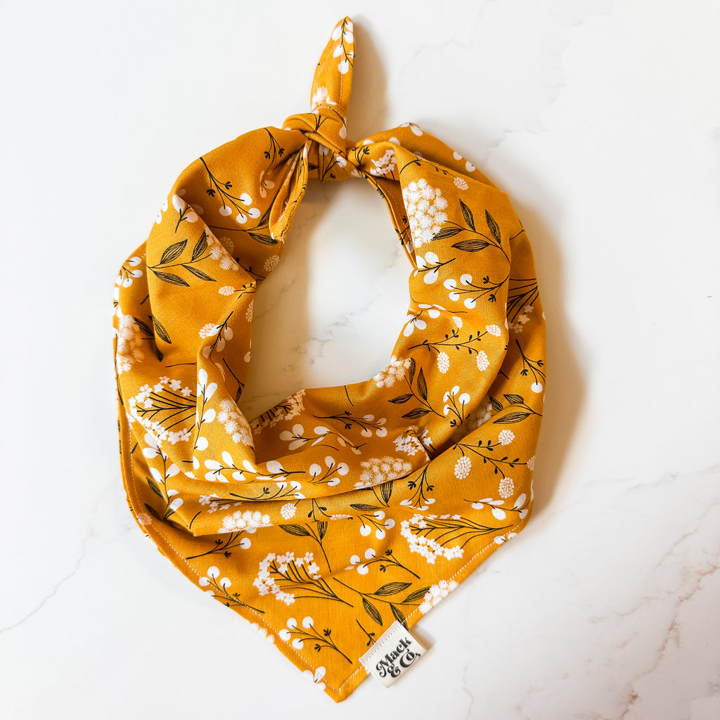 Marigold Meadow Bandana