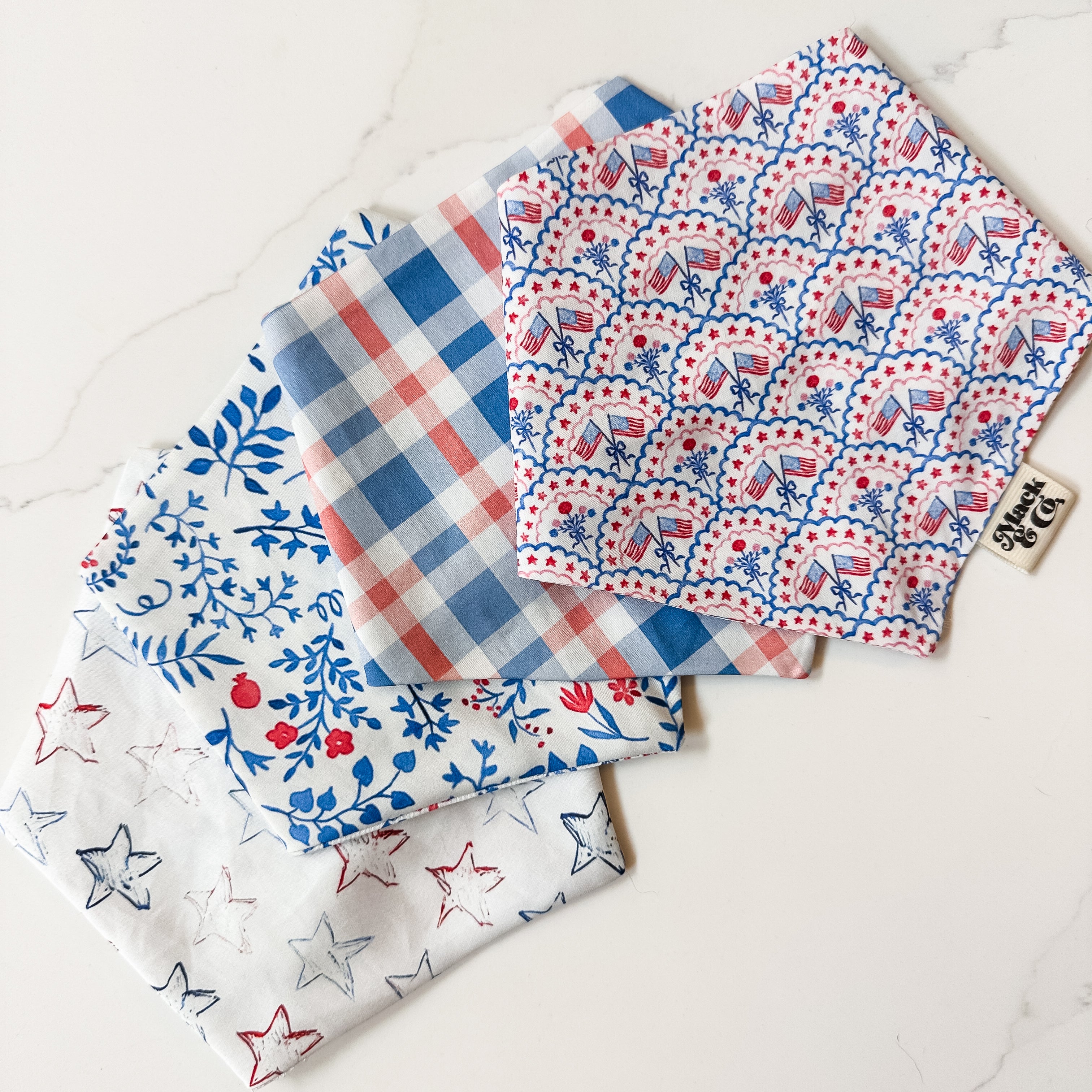 Americana Scallops Bandana