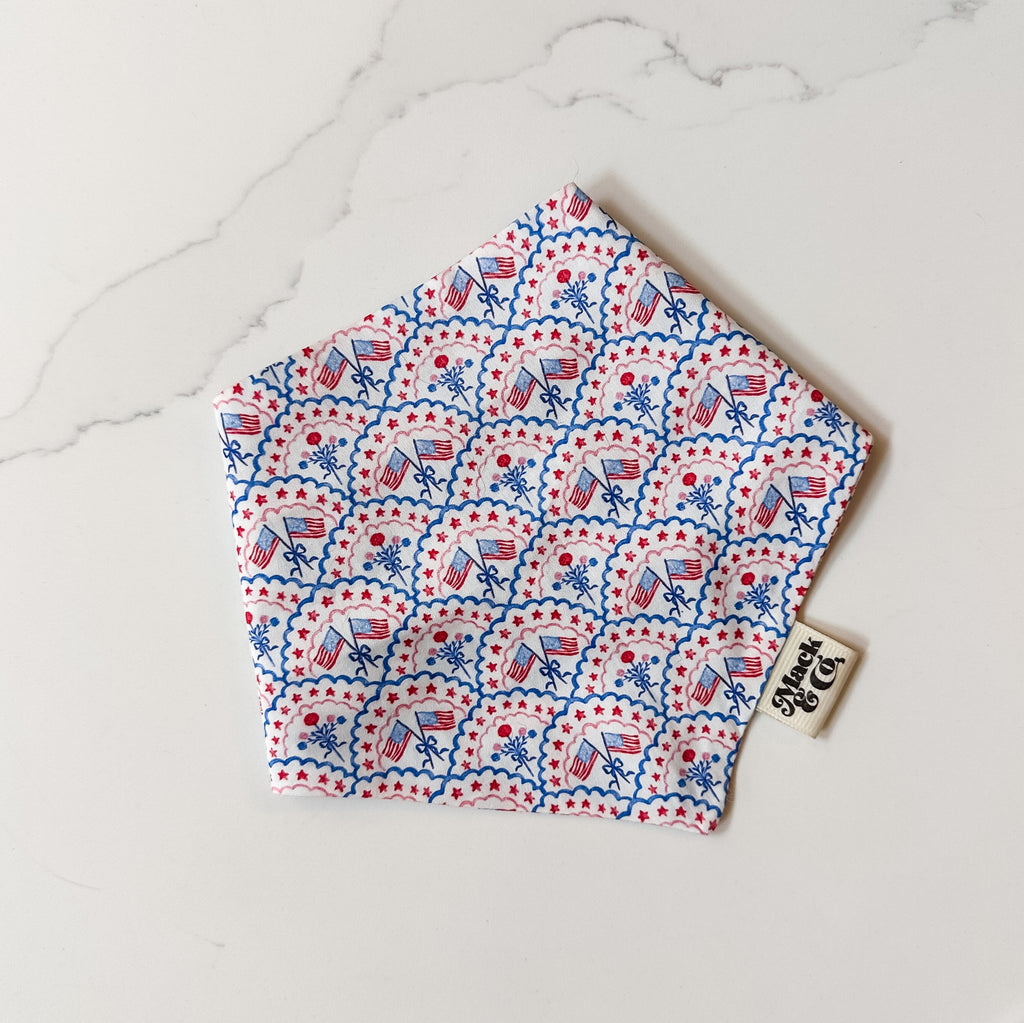 Americana Scallops Bandana