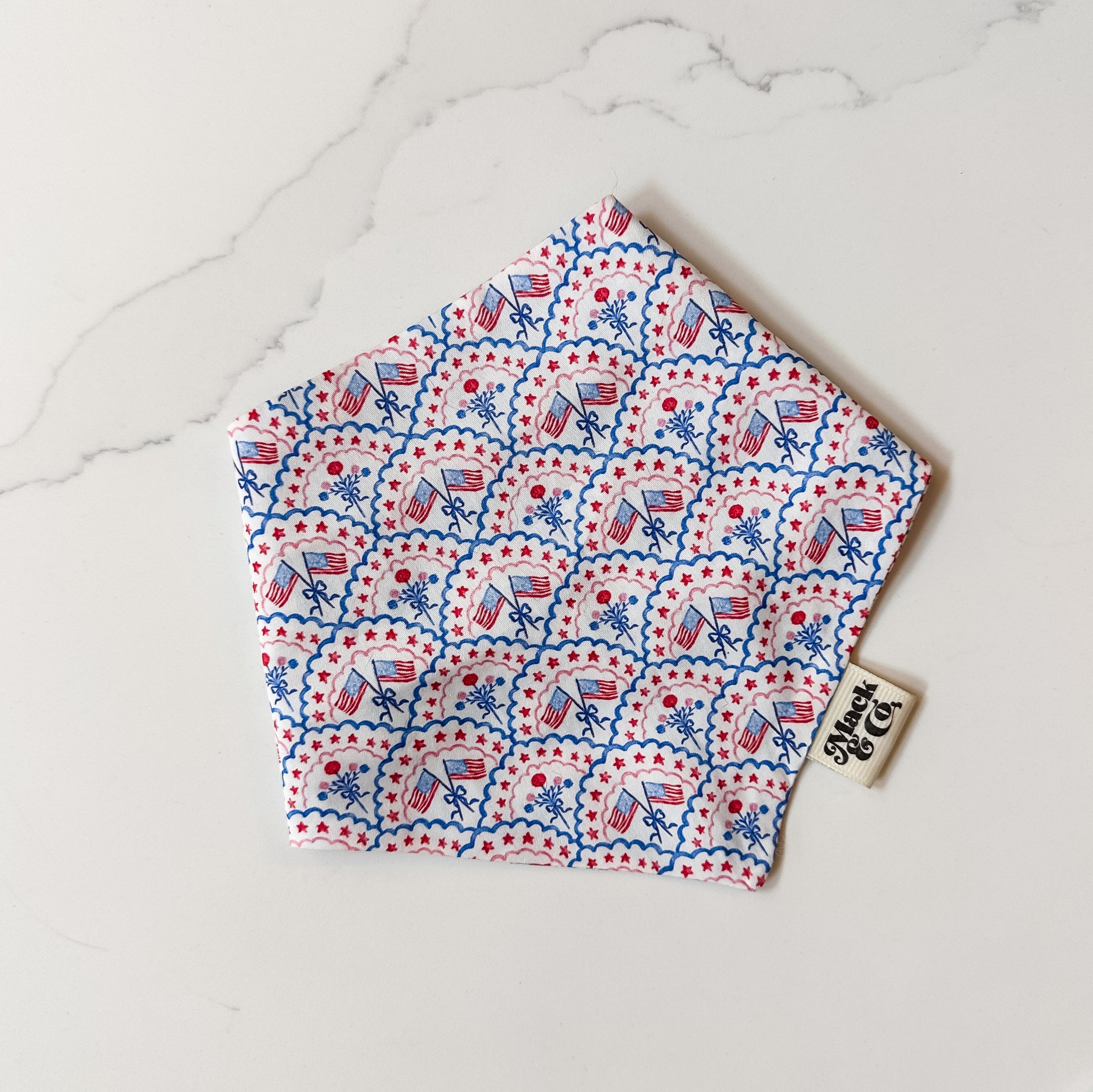 Americana Scallops Bandana