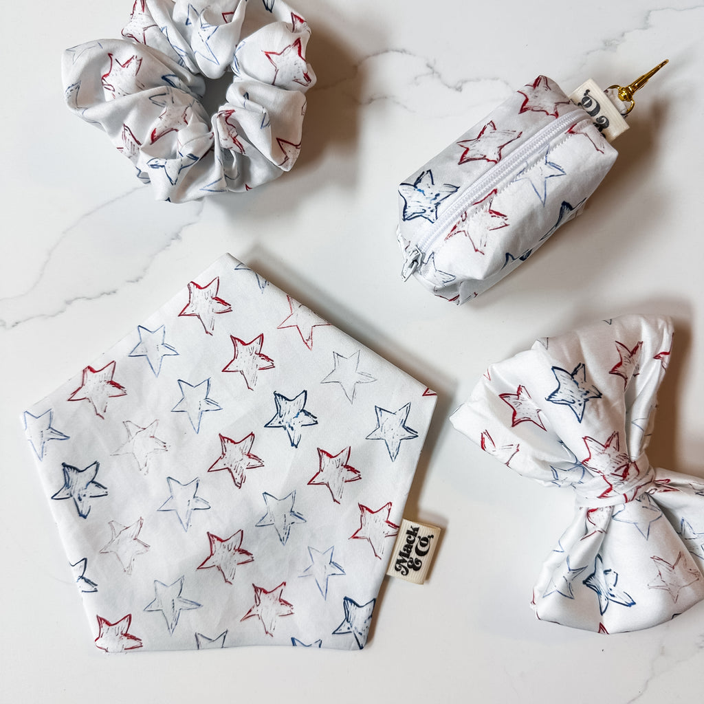 Liberty Stars Scrunchie