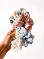Sunset Plaid Scrunchie