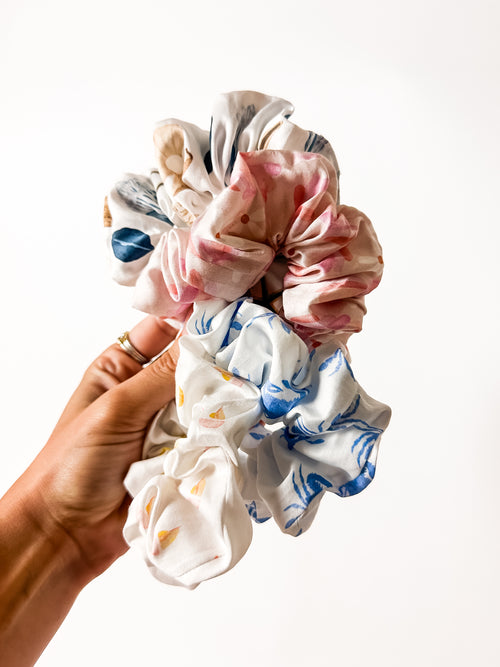 Blue Crab Bay Scrunchie