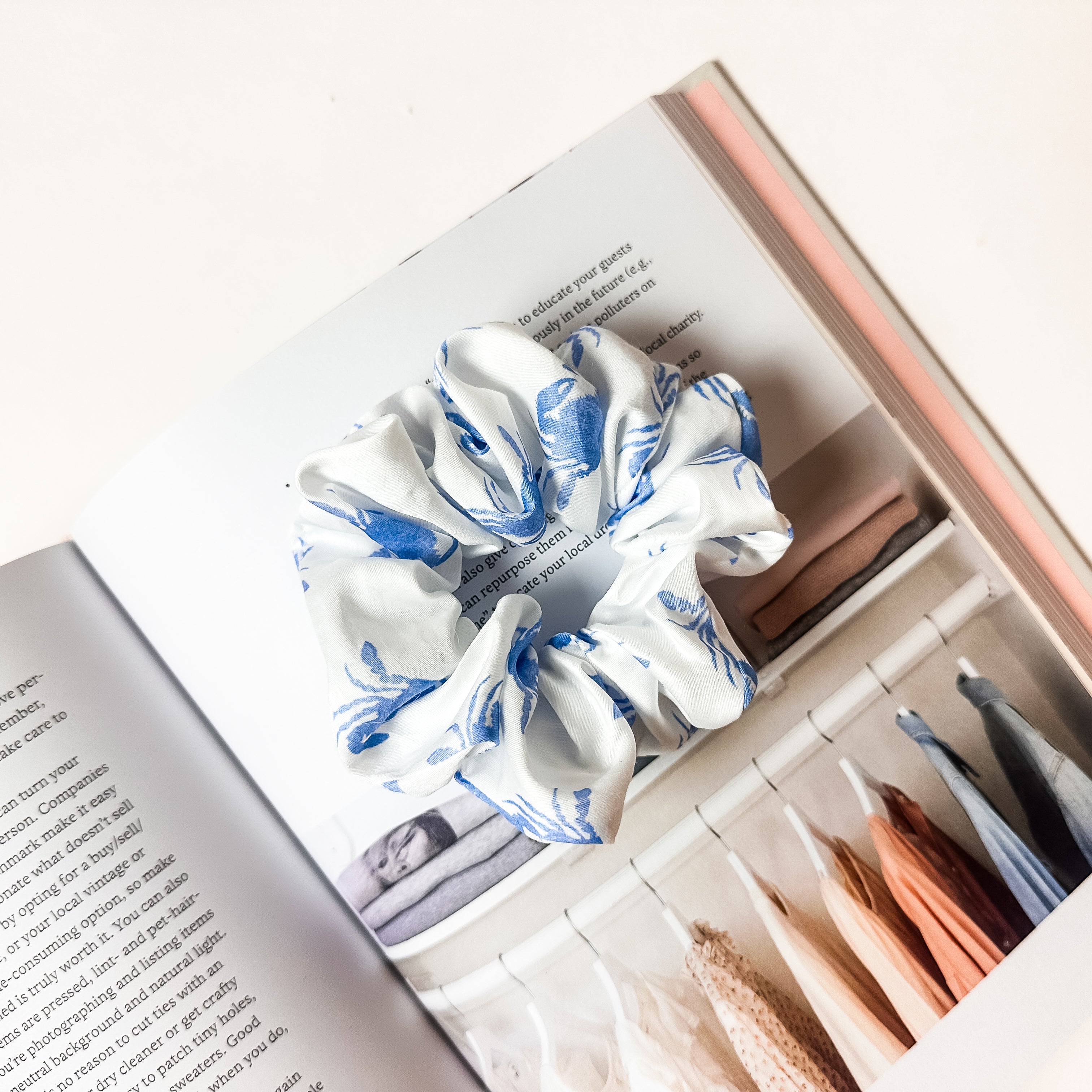 Blue Crab Bay Scrunchie