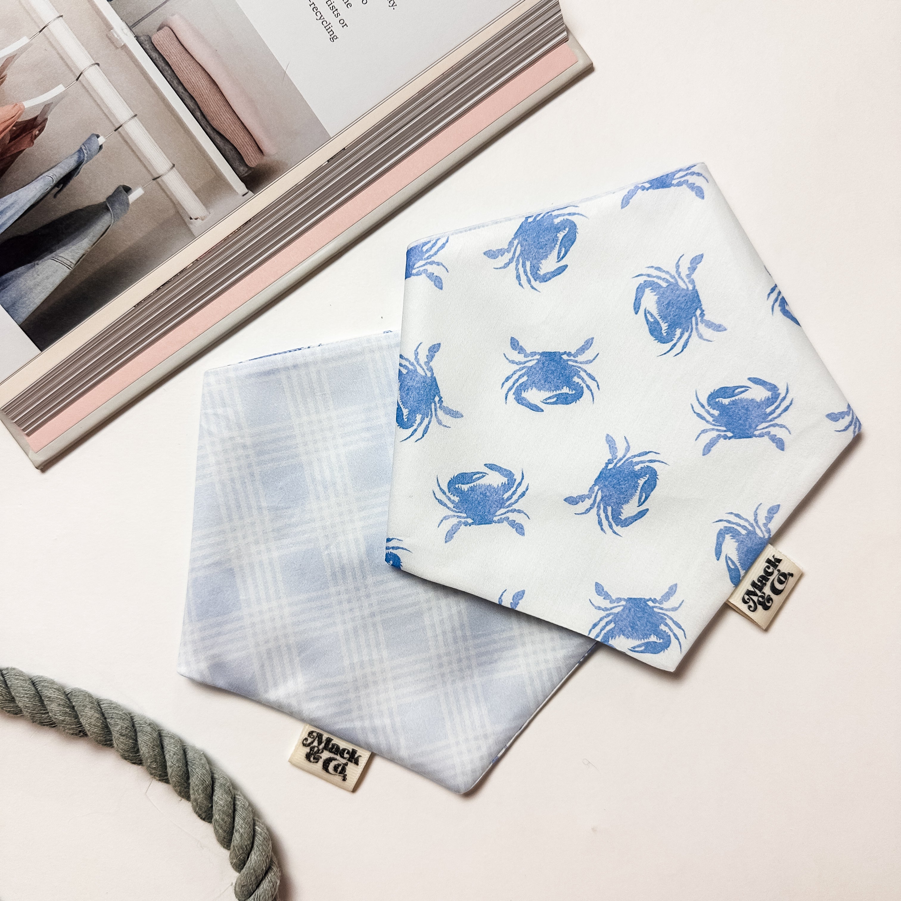 Blue Crab Bay Bandana *Reversible*