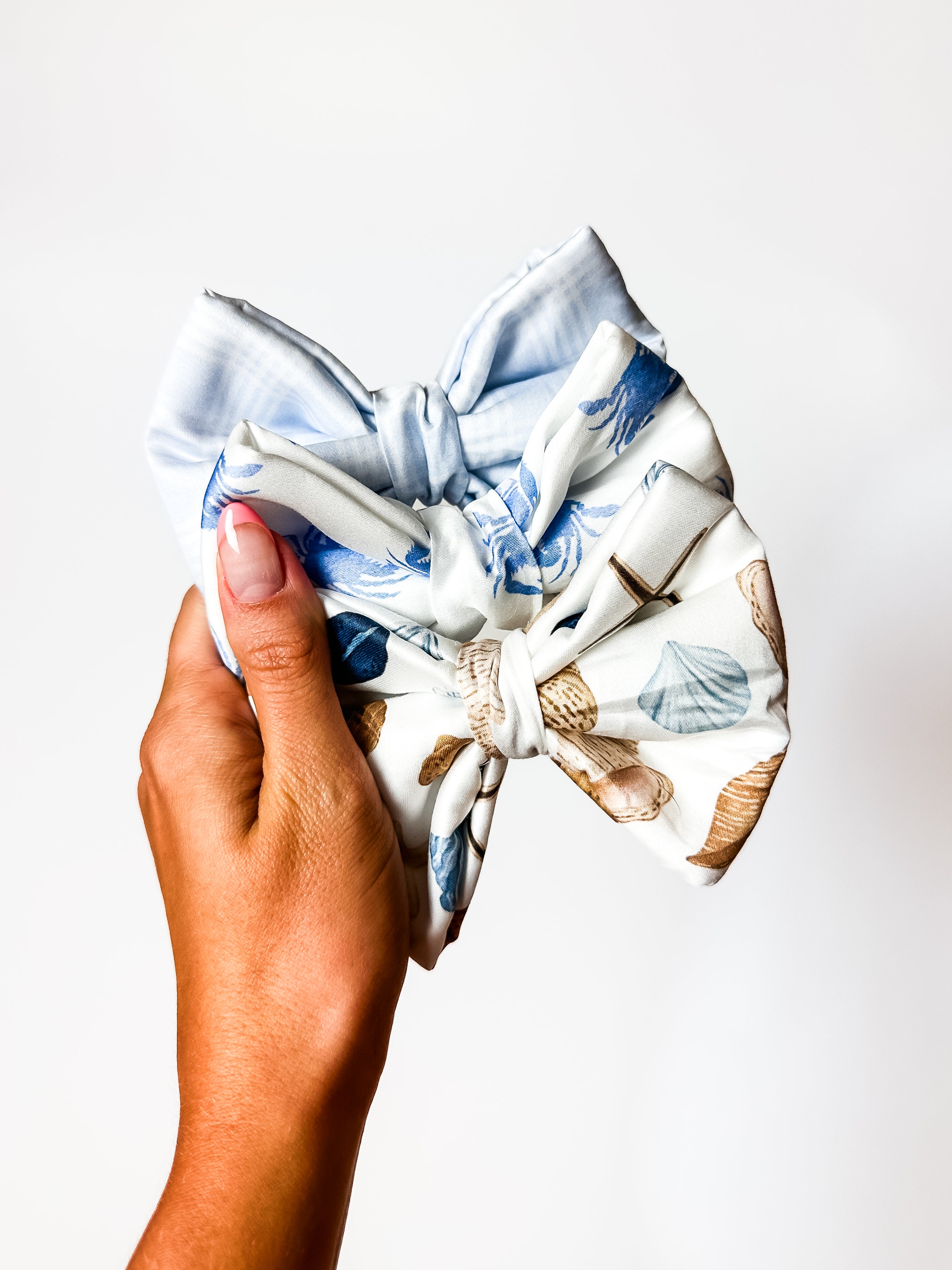 Blue Crab Bay Plush Bow