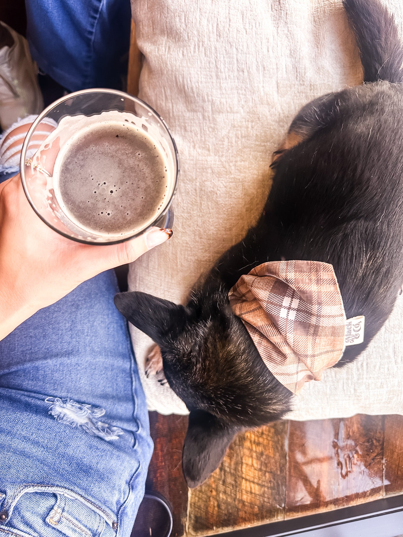 Cozy & Classic Blooms Bandana *Reversible*